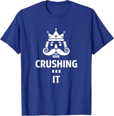 Christmas Crushing It Nutcracker Funny Ugly Xmas Nut  Unisex T-Shirt
