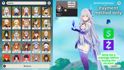 #ad Genshin Impact AR 59 America Skirk Furina C2 Citlali Columbina Varessa $290.00