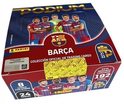 Panini Barcelona Podium Fußball Soccer HOBBY Box 2021-22
