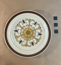 Vintage International Stone Ware- Japan- 12" Chop Plate- Oasis Pattern