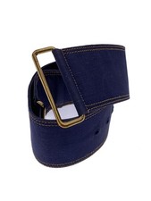 Yves Saint Laurent Belt/Denim/Indigo/Ladies