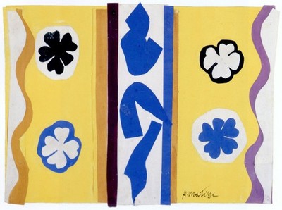 112 Henri Matisse -  Four Rosettes with Blue Motifs 1949-50 -  Giclée Fine Art