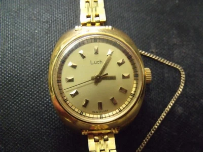 VINTAGE DAMENUHR LUCH*VERGOLDET*GOLDSUCHER*MECHANISCHE*SAMMLER*AU10* - Bild 1 von 4