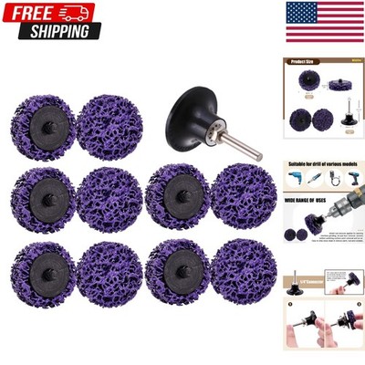 11 Pack 2'' Quick Change Easy Strip It Discs for Drill, Poly Abrasive Wheel, C...