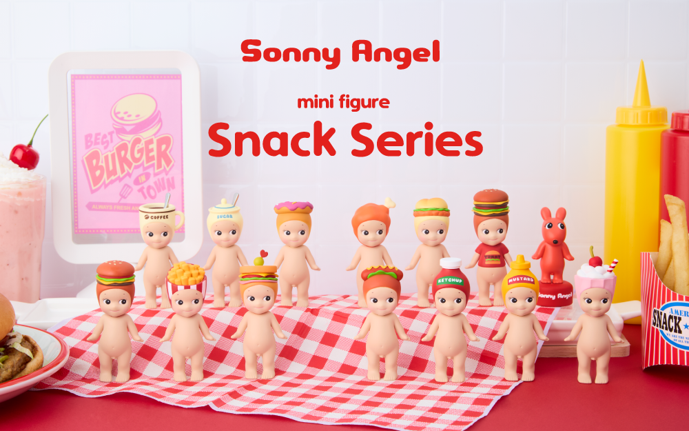 Sonny Angel Snack Series ミニフィギュア 12種類 Sonny Angel Snack Series Fast food 12 Blind Boxes with