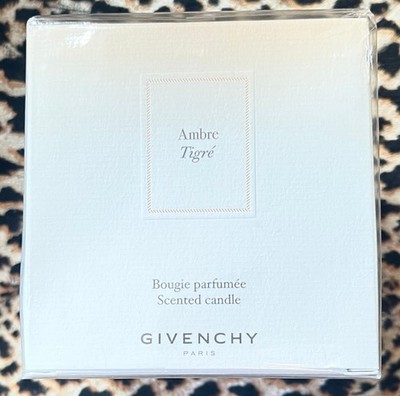 Givenchy Paris Ambre Tigre Candle 180g   Discontinued   Rare- Paris- New Sealed