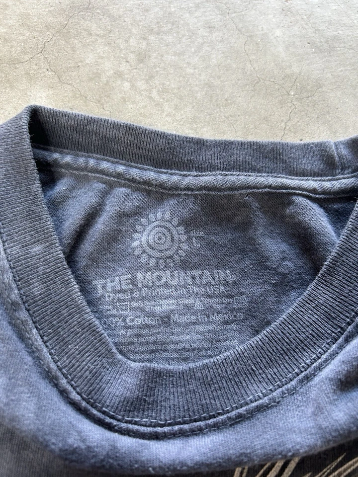 Vintage 2010 The Mountain Dragon Tee Size L Gray AOP Fantasy Shirt - Image 3 of 4