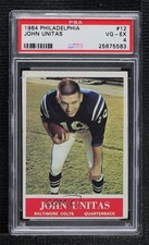 1964 Philadelphia Johnny Unitas #12 PSA 4 HOF 02kp