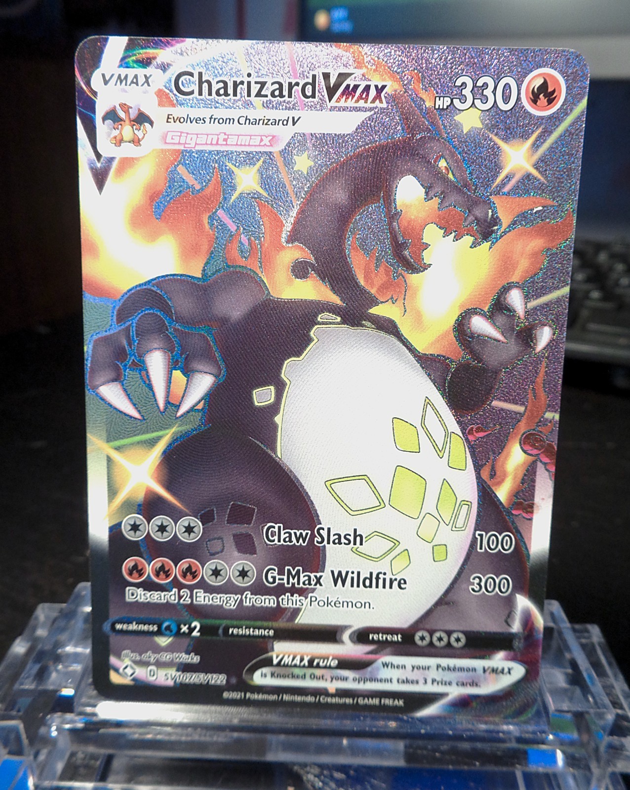 Shining Fates Charizard VMAX SV107/SV122 , Near Mint, Ungraded, Pre-Owned