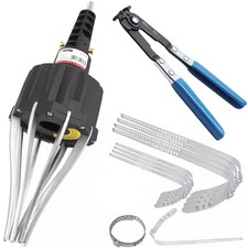 TECPO ACHSMANSCHETTEN DRUCKLUFT SPREIZER KLEMMZANGE 12 KLEMMSCHELLEN FALTENBALG