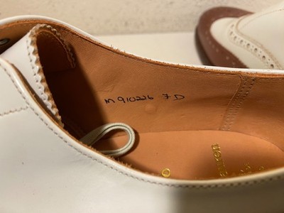 Ralph Lauren x Crockett & Jones wingtip Leather Spectator 7 D