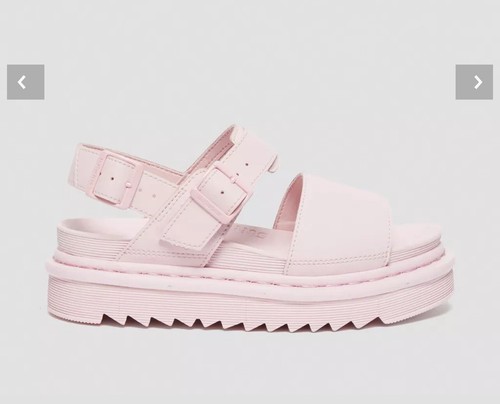 NEW DR. MARTENS VOSS Mono Platform Sandals Chalk Pink Athena Strap Women's Sz 10 - 第 1/7 張圖片