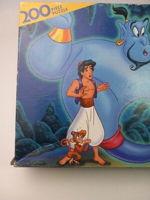 Disney's Aladdin 200 Piece Jigsaw Puzzle Parker Brothers #47378 | eBay