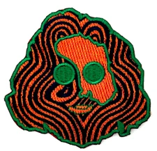 Grateful Dead Jerry Garcia Embroidered Rock Iron on Patch Applique