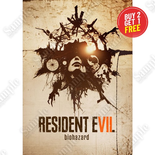 Resident Evil Video Game Poster Art Print Wall Home Room Decor CAPCOM PS XBOX PC - Picture 220 of 279