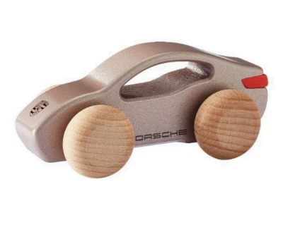 Original Porsche Lifestyle "Kinder Holzauto – Taycan" Holzspielzeug/Frozen Berry - Bild 1 von 2