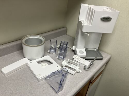 Cuisinart ICE-45 Mix In Soft Serve 1-1/2 Quart Ice Cream Maker Topping Station - Picture 19 of 24