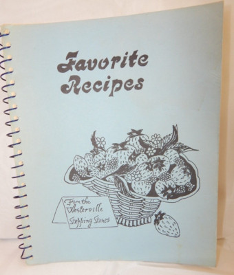 Vintage Westerville Ohio Stepping Stones Cookbook Ohio Valley Parkersburg WV