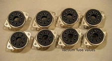 CELANEX 8 pin Octal Vacuum Tube Socket TOP  BOTTOM MOUNT 8PINCLX 8 PCS MCINTOSH