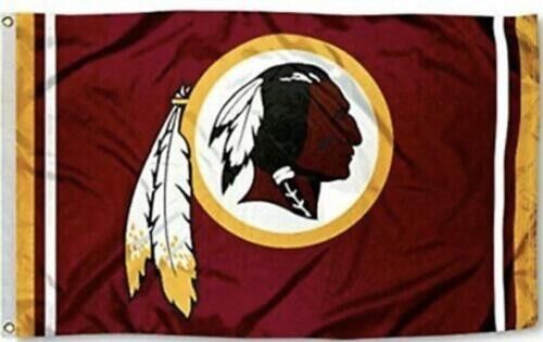 Washington Commanders Redskins 3x5 ft Flag Banner NFL Football Free Shipping - Afbeelding 1 van 1