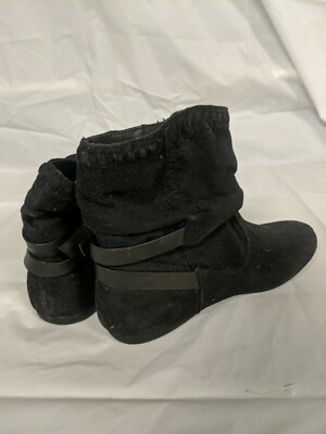 Report Women's Elaina Ankle Bootie black 6 M US ~ #143c
