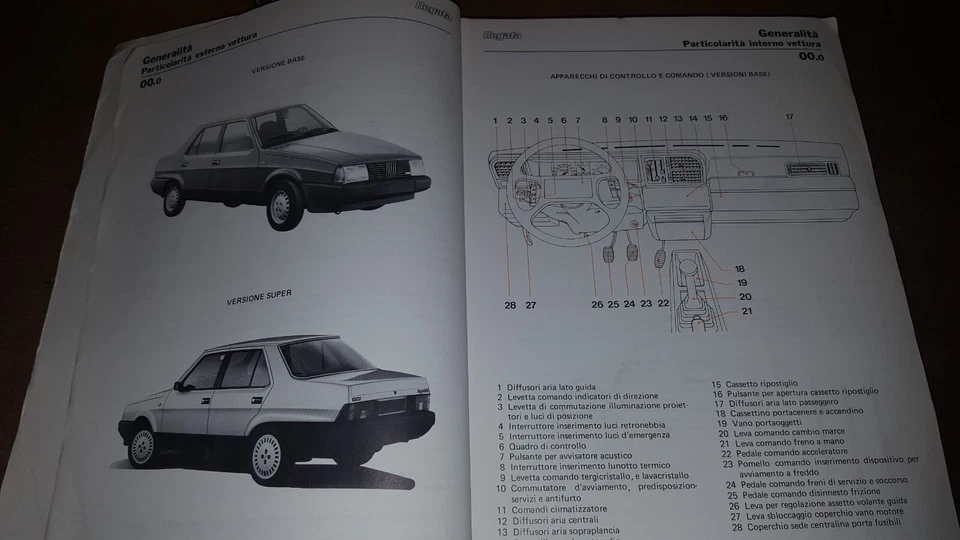 manuale officina nuova fiat regata lug/1983 - Immagine 3 di 3