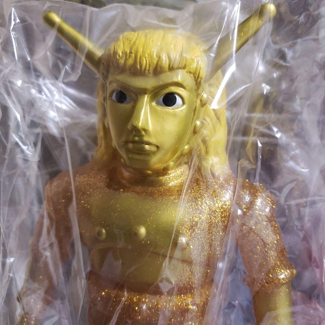 マーミッド　ソフビ　マグマ大使　ゴールド グリッター フィギュア Marmit Ambassador Magma Gold Glitter Lame Sofubi 27cm 