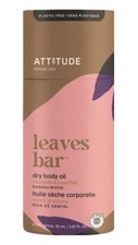 Image of Dry Body Oil Sandalwood Attitude Leaves Bar 85g Nourishes Skin Rich in Vitamin E