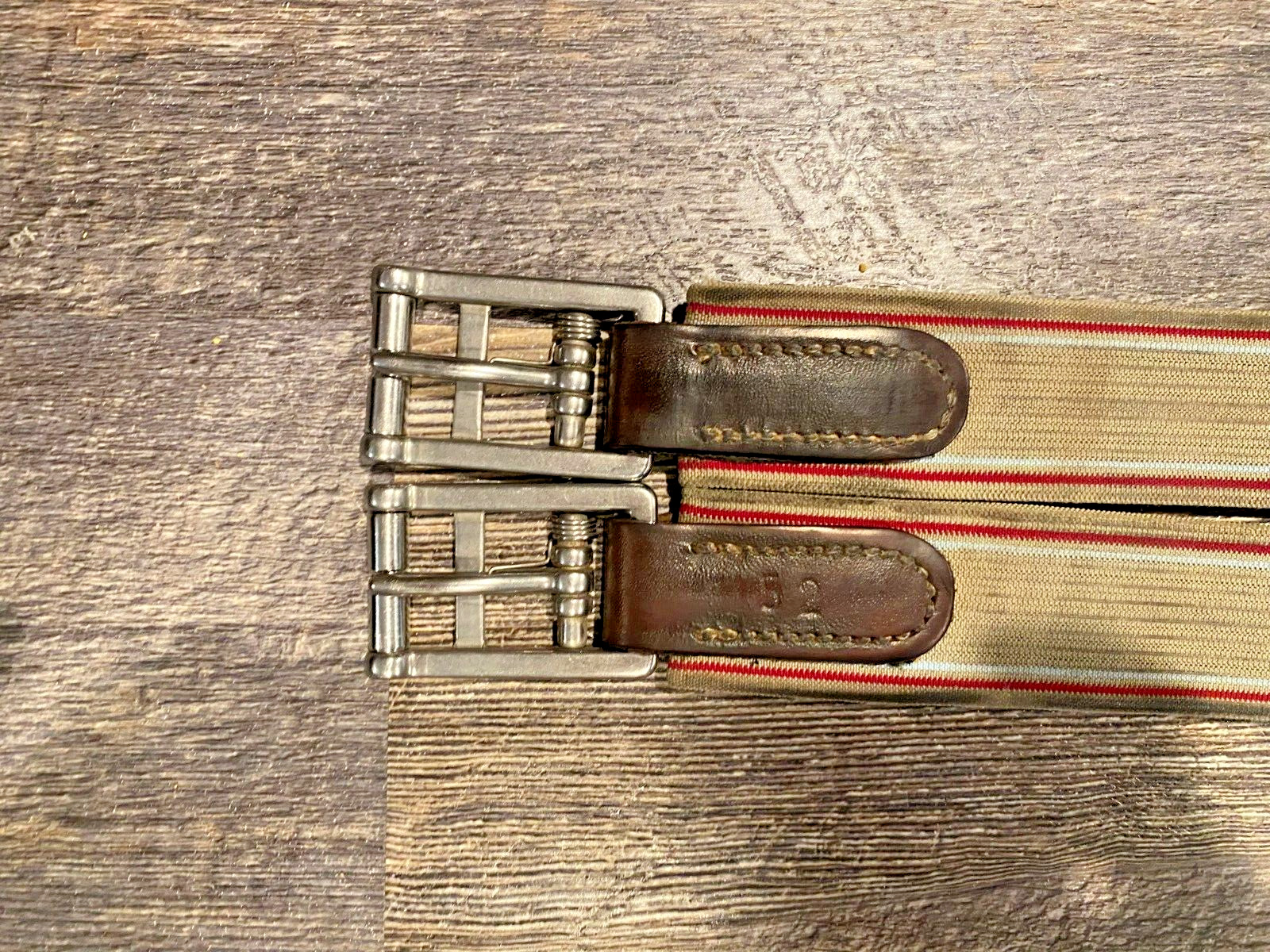 M. Toulouse 3-ring Shaped Jumper Girth with SPRING BUCKLES 52”