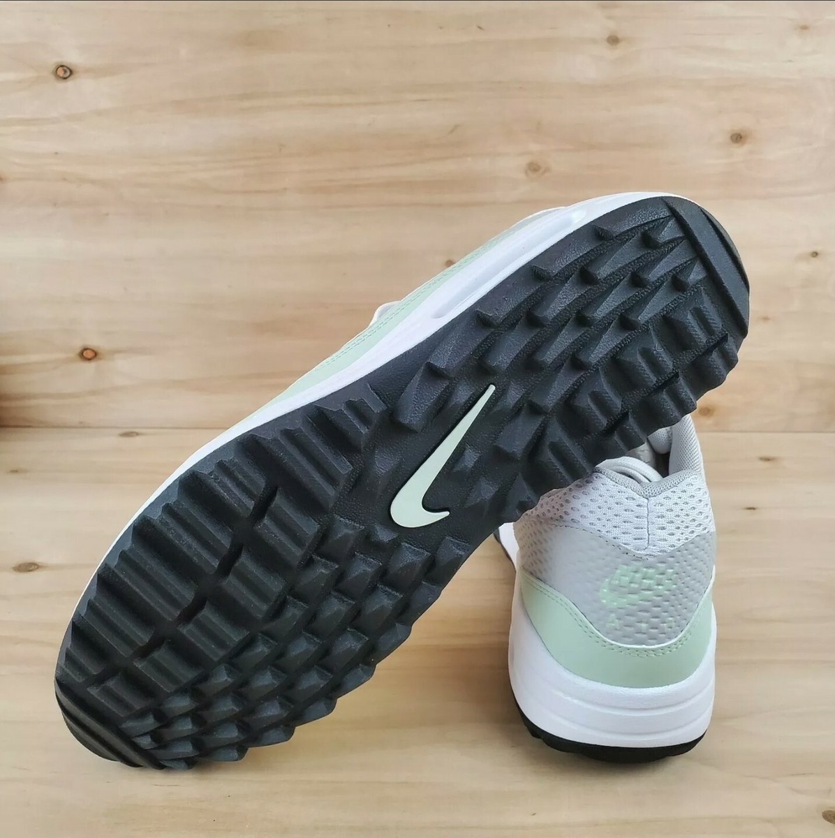 NIKE AIR MAX 1 G SPIKELESS GOLF SHOES WHITE/JADE AURA CI7576  display picture 2