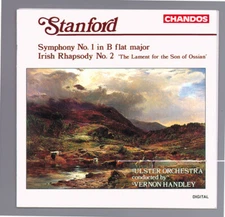 VERNON HANDLEY - Stanford Symphon No 1 In B Flat Major Irish Rhapsody 2 CD NEW