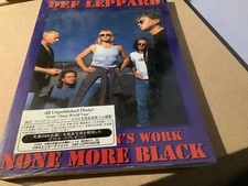 Def Leppard - None More Black - Brand New Sealed - Japan Ross Halfin Rare Photos
