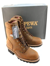 CHIPPEWA Super DNA Logger Size 10.5 E Waterproof 9" Men Work Boots MSRP $269