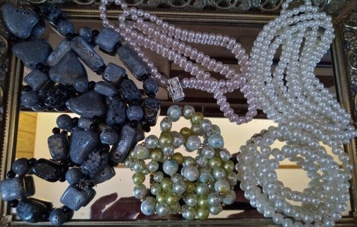 Vintage Costume Jewelry Lot Almost 2 lbs! - image 2