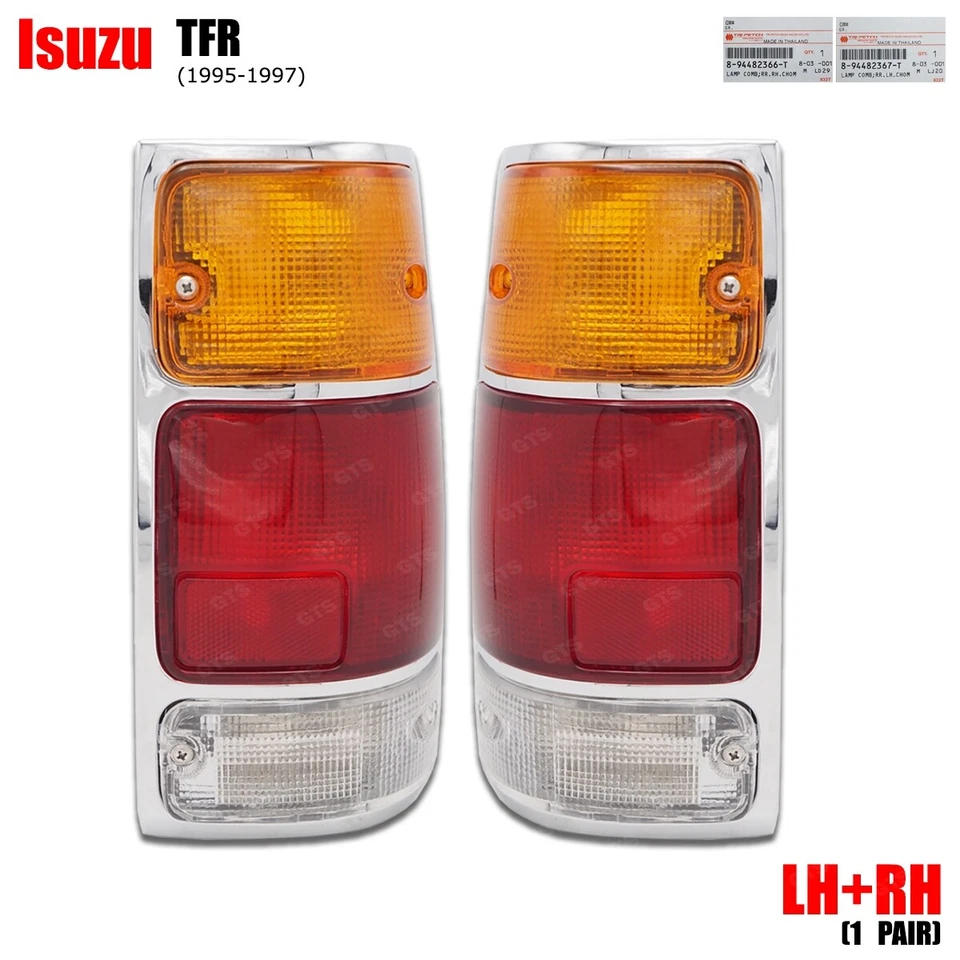 For Isuzu KB140 TFR KB26 K26 Rodeo 1995 - '97 Tail Lamp Light Pair - Image 2 of 4