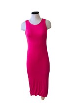 NWT Uk2LA Hot Pink open low back bodycon dress. Size medium barbiecore