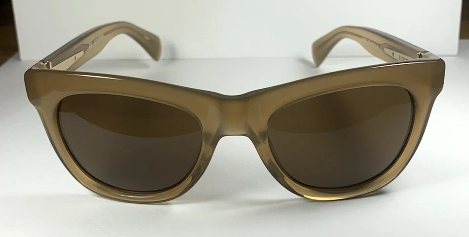 Gafas de sol Betty vintage marrón lechoso retro RARAS con estuche tela regalo de Navidad Foto 2 de 4