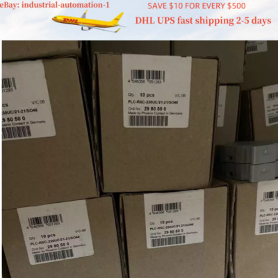 10 PCS PHOENIX PLC-RSC-230UC/21-21/SO46 2980500 Relay Module fast shipping