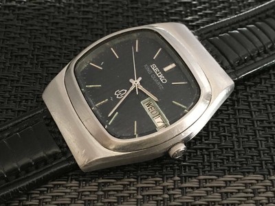 SEIKO KING QUARTS Black Dial Men's 36mm Watch # 862 | eBay