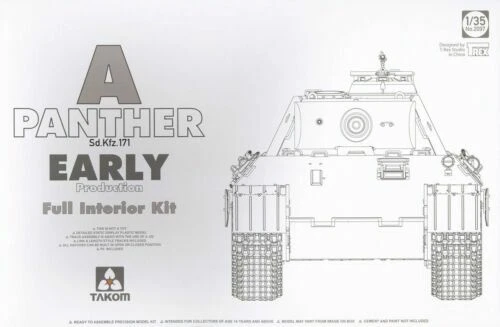 Modellini statici di veicoli militari scala 1:35 Panther