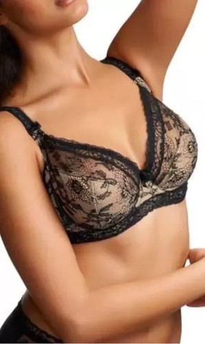 Fantasie Women Susanna Underwire Side Support Bra 2402 Black/gold Various Sizes - Picture 2 of 4