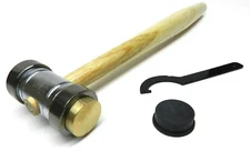 Hammer Brass, Nylon and FiberJewelry Making Jewelers Large 7/8" Face Head 9oz