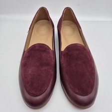 Dansko Womens Size EU 38 US 7.5-8 Lace Wine Leather Slip On Loafers Shoes