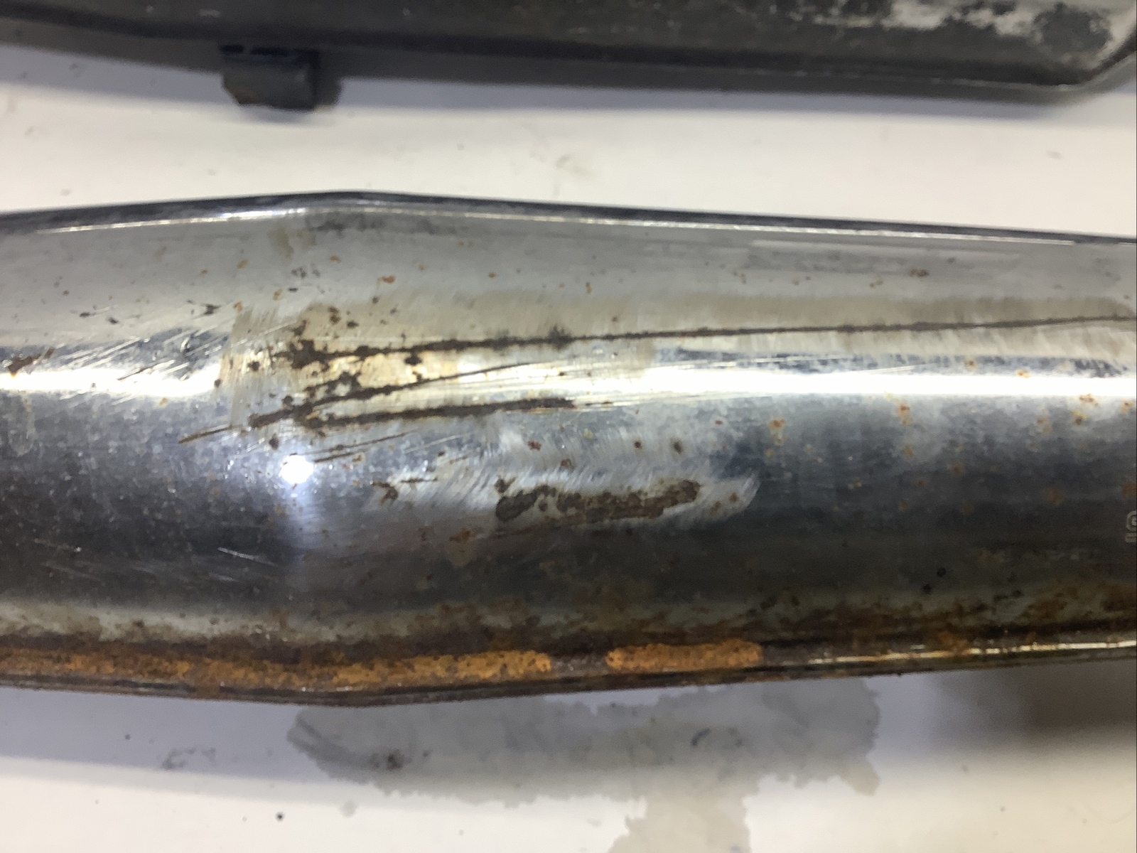 Honda CB 500T Muffler Needs Repair Easy Fix Baffles Intact eBay