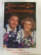 Hans i Ellen Kollmannsberger autograf oryginalny niezweryfikowany