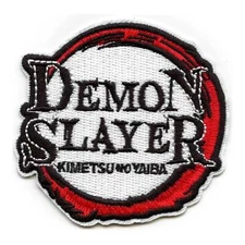Official Demon Slayer Patch Anime Logo Embroidered Iron On