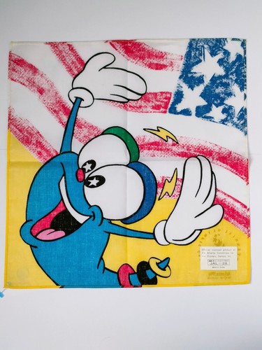 Vintage Atlanta Olympics Izzy 1996 Mascot Handkerchief 12" Bandana Rare Japan  - Picture 4 of 7