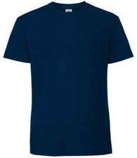 Fruit of the Loom ICONIC 195 T-SHIRT - Men's plain soft touch tee, FREE Delivery