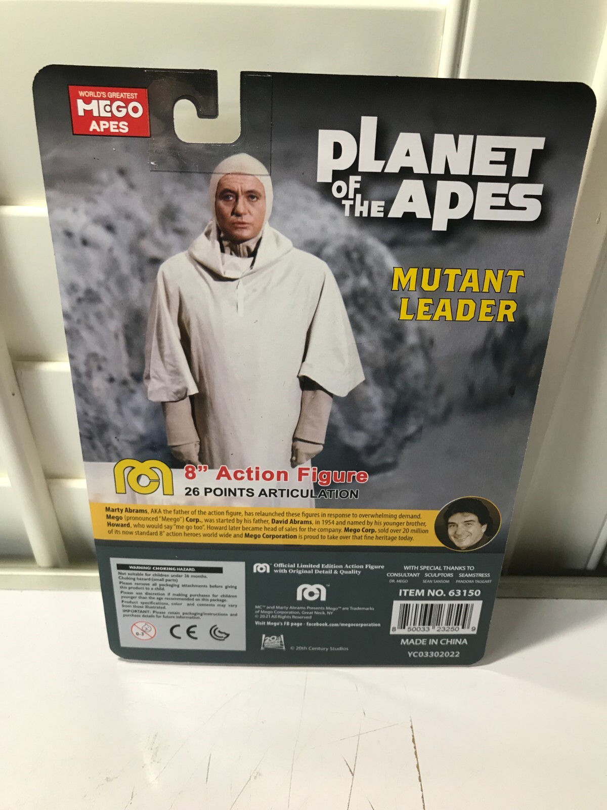 Mego Planet Of The Apes Mutant Leader 8&rdquo; Action Figure NEW MINTY