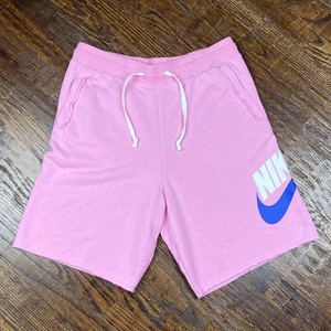 nike alumni shorts pink